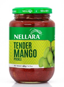 Nellara Tender Mango Pickle 400 g Glass Jar