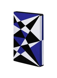 Nuuna Graphic Kaleidoscope Notebook Blue/White/Black