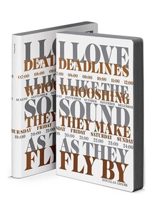 Nuuna I Love Deadlines Graphic Notebook Copper/White/Grey