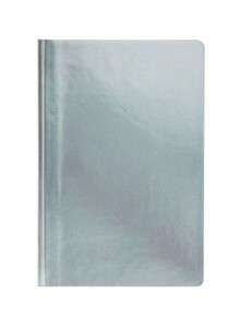 Nuuna Fluid Chrome Notebook, 176 Pages Silver