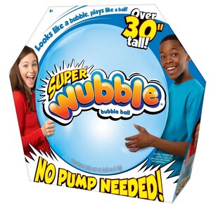 SUPER WUBBLE WACKY BUBBLE BALL BLUE