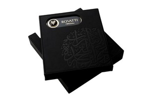 Rovatti UAE Watch Shiny Black with Gold Logo