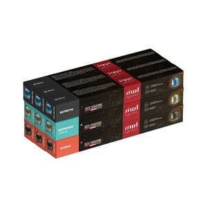Mood Espresso - 90 Capsules 3 Flavors - Intenso, Indonesian Toraja, Ristretto