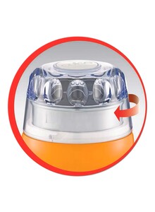 Moulinex Electric Coffee Grinder 0.05 kg AR1100 Orange/White/Clear