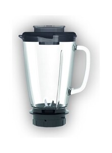 Moulinex Blendforce 2, Plastic and Glass Jar + Grinder Accessory 1.25 L 600 W LM42R827 Black