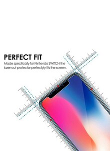 Olliwon Protective Case Cover With Tempered Glass Screen Protector For Apple iPhone X/Xs Clear