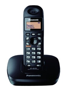 تليفون لاسلكي رقمي مع قاعدة أسود