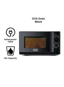 BLACK+DECKER Microwave Oven MZ2020P-B5 20.0 L 700.0 W MZ2020P Black