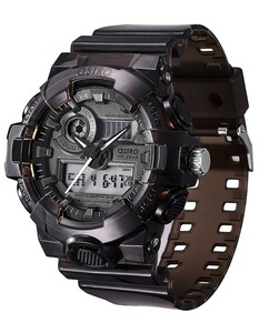 ASTRO Kid's Analog-Digital Black Dial Watch - A20806-PPBB