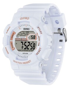 ASTRO Kid's Digital White Dial Watch - A22911-PPWW