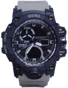 ASTRO Kid's Analog-Digital Black Dial Watch - A20808-PPCB