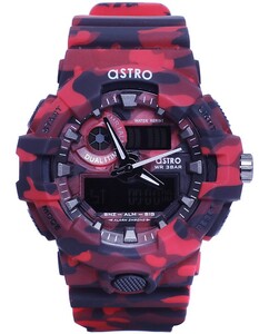 ASTRO Kid's Analog-Digital Black Dial Watch - A20806-PPRR