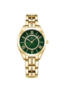 ساعة كينيث سكوت للنساء بمينا باللون الأخضر الزيتوني - K23510-GBGH