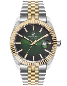 BEVERLY HILLS POLO CLUB Men's Analog Green / Black Dial Watch - BP3018X.270 BEVERLY HILLS POLO CLUB Men's Analog Green / Black Dial Watch - BP3018X.270