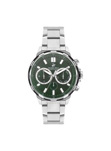 Beverly Hills Polo Club Men's Multi Function Green Dial Watch - BP3403X.370