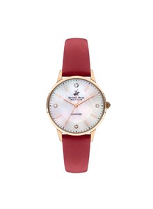Beverly Hills Polo Club Women's Analog Silver Dial Watch - BP3392C.428