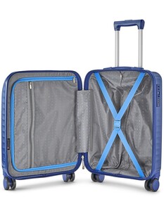 حقيبة سفر كارلتون أوسلو الزرقاء الصلبة بحجم 79 سم - CA OSLO80CBT