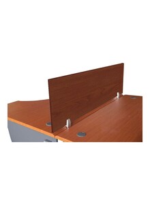 Mahmayi Deler Desk Divider Brown 140x40x1.5cm