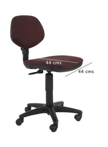 Mahmayi Sandra Task Chair Brown/Black 44x44centimeter