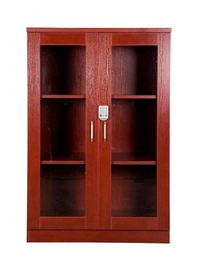 Mahmayi Carre Cabinet With Digital Lock Apple Cherry 40x120x80centimeter