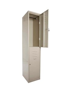 Godrej Double Door Locker File Cabinet Beige 38x183x45.7centimeter