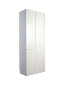 Mahmayi Carre Bookshelf White/Clear 200x80x40centimeter