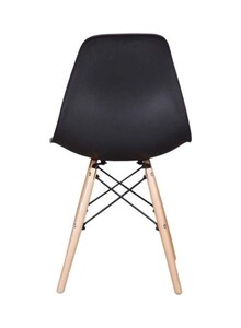 Mahmayi Ultimate Eames Dining Chair Black/Beige 46x82x52cm