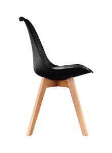 Mahmayi Eames Dining Plastic Chair Black