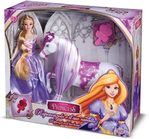 Grandi Giochi Princess Rapunzel 30 cm With Horse (Gg03023E)