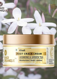 Khadi Organique Foot Crack Cream (Jasmine & Green Tea) - 50 g Khadi Organique Foot Crack Cream (Jasmine & Green Tea) - 50 g