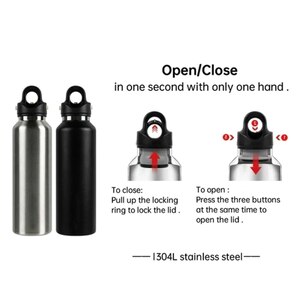 قارورة شرب معزولة بالتفريغ، 592 مل / 20 أونصة، ريفوماكس أبيض