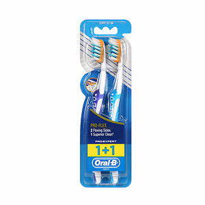 Oral-B Toothbrush Pro Expert Pro-Flex 38s (1+1 Free)