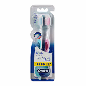 Oral-B Tooth Brush Gum & Enamel Care 40 Piece Soft (1 + 1 Free)