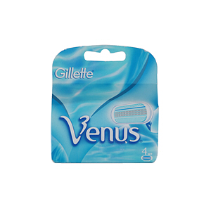 Gillette Venus Women's Razor Blade Refills Blue 4 Pieces