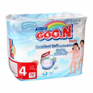 Goo.N Baby Diapers Pant large 9-14Kg 26S