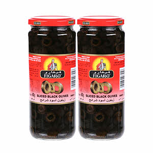 Figaro Slicesd Black Olive 2 x 230 g