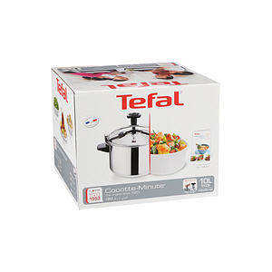 Tefal Stainless Steel-Pressure Cooker 10Ltr