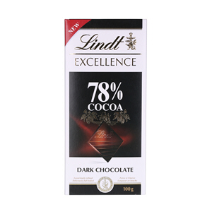 ليندت ايكسيلنس شوكولاتة داكنة 78% كاكاو 100 ج