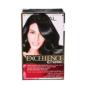 L'Oreal Excellence Haircolor Cream Black 1