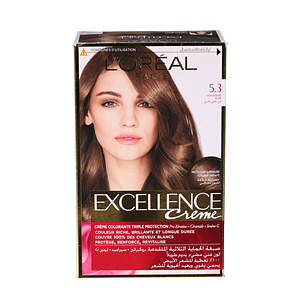 L'Oreal Excellence Haircolor Cream Light Golden Brown 5.3