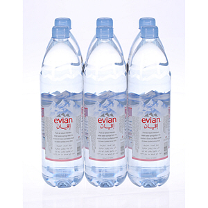 Evian Mineral Water 1.5Ltr X 6'S