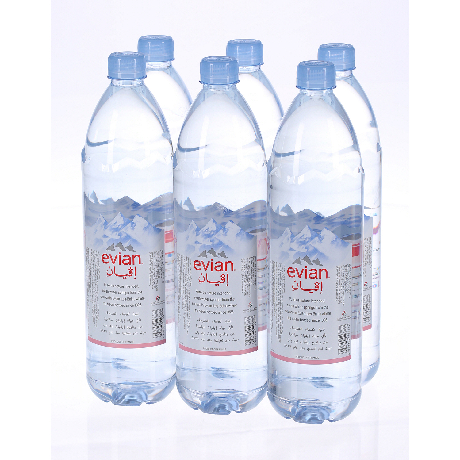 Evian Mineral Water 1.5Ltr X 6'S