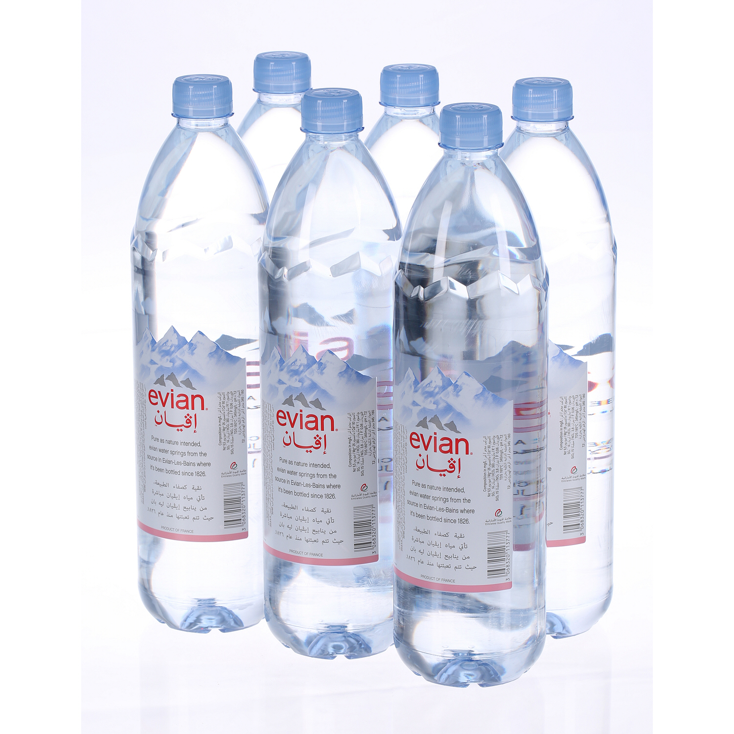 Evian Mineral Water 1.5Ltr X 6'S