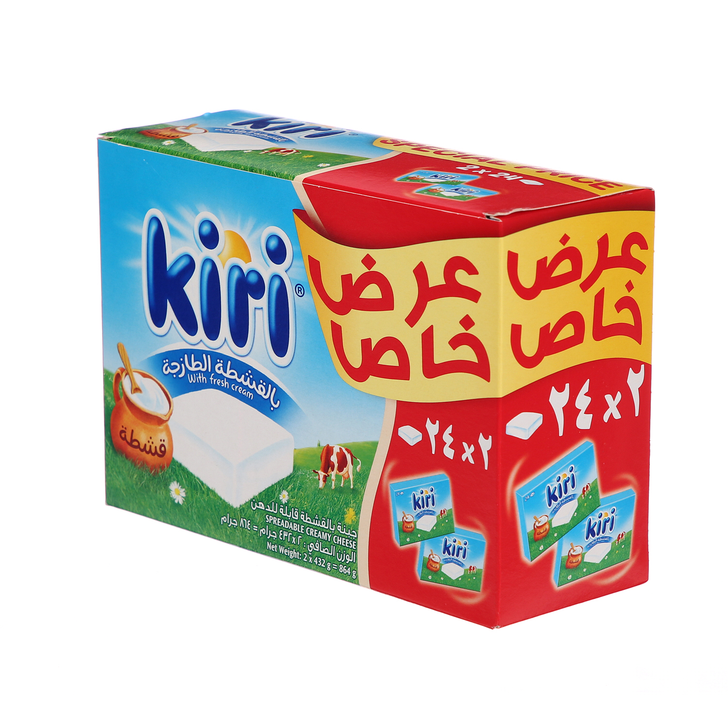 Kiri Cheese 2X432Gm 24'S Offer