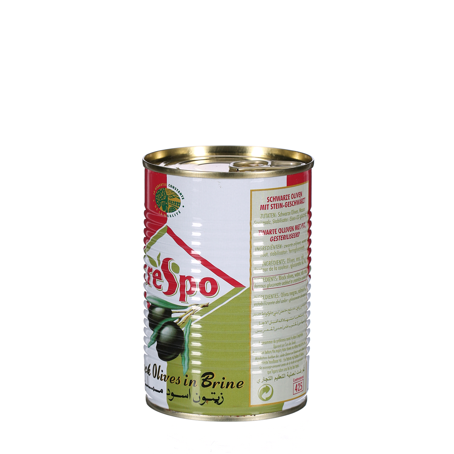 Crespo Black Olives Tin 225 g