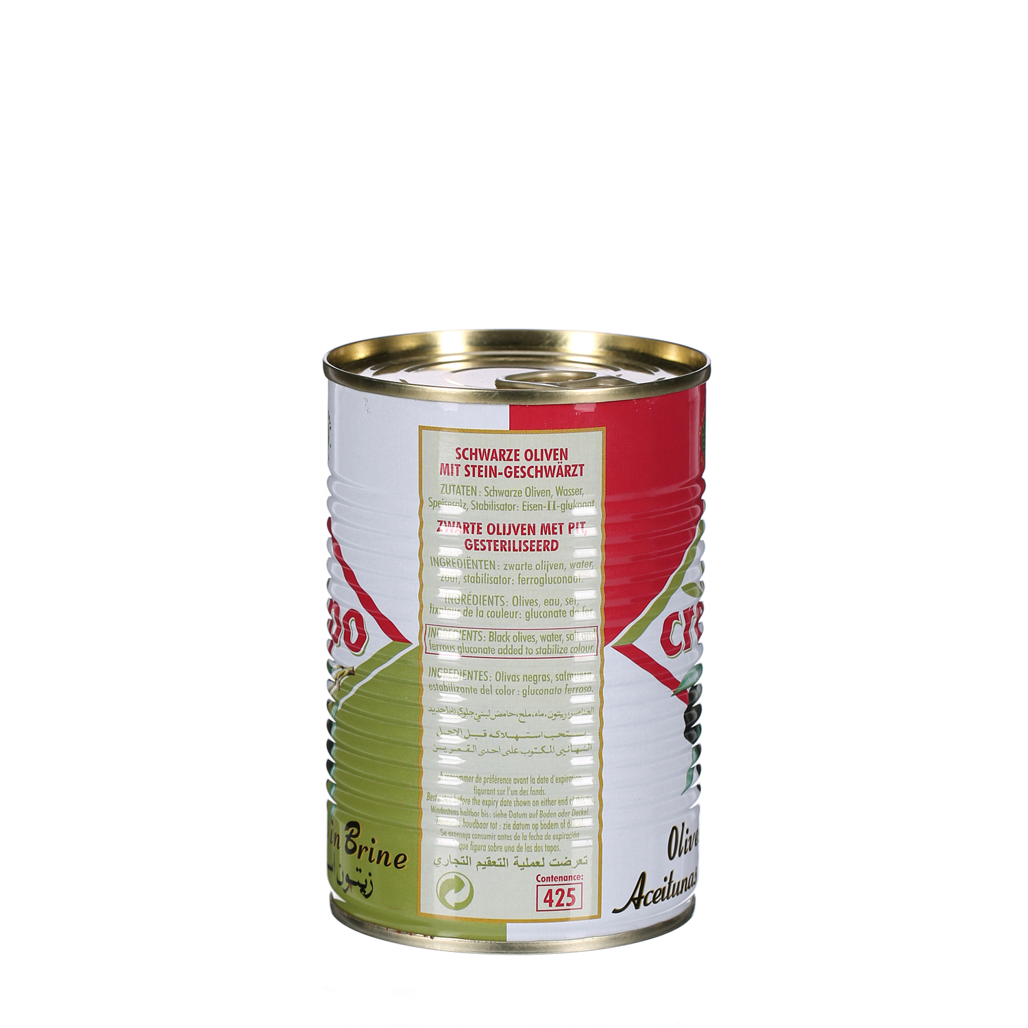 Crespo Black Olives Tin 225 g