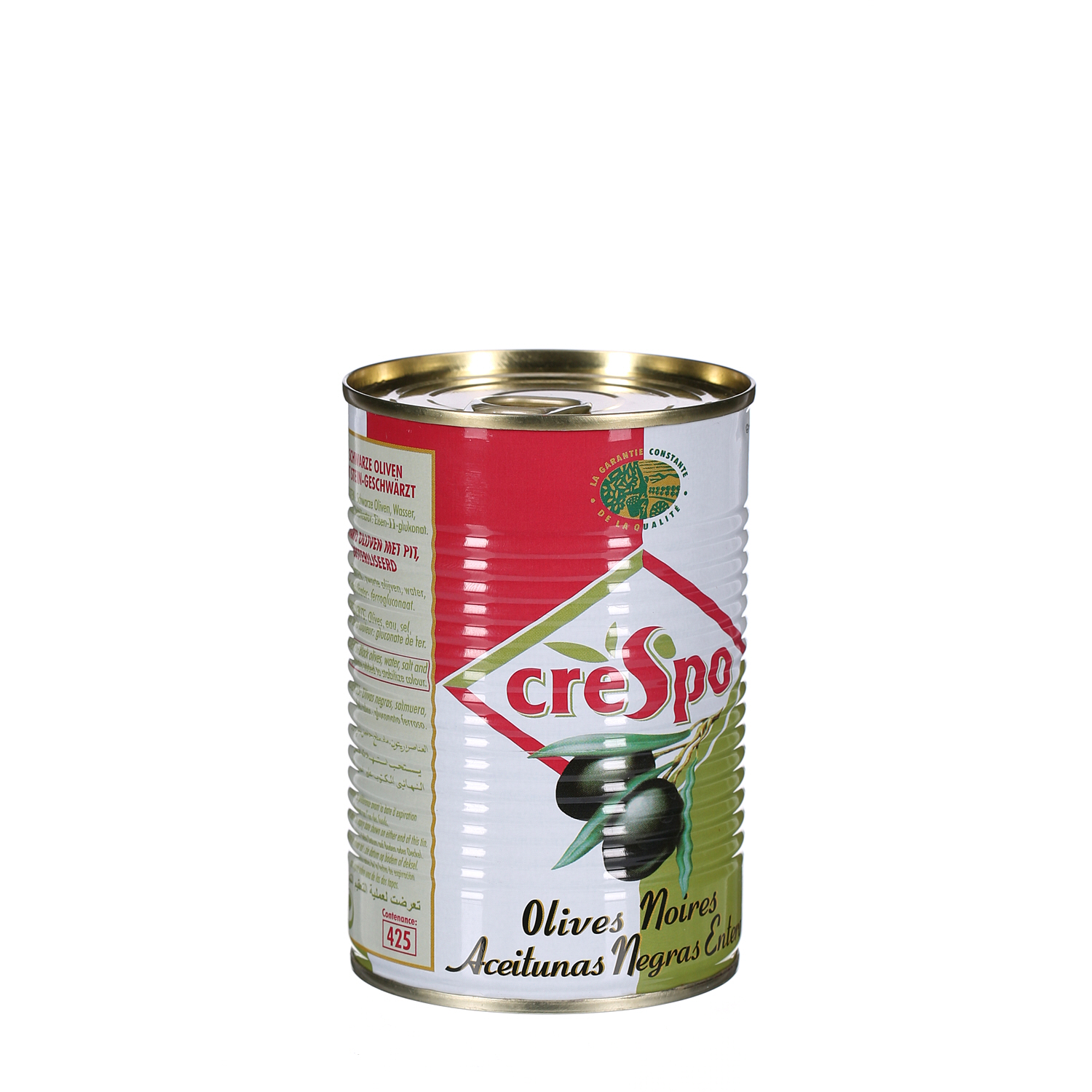 Crespo Black Olives Tin 225 g