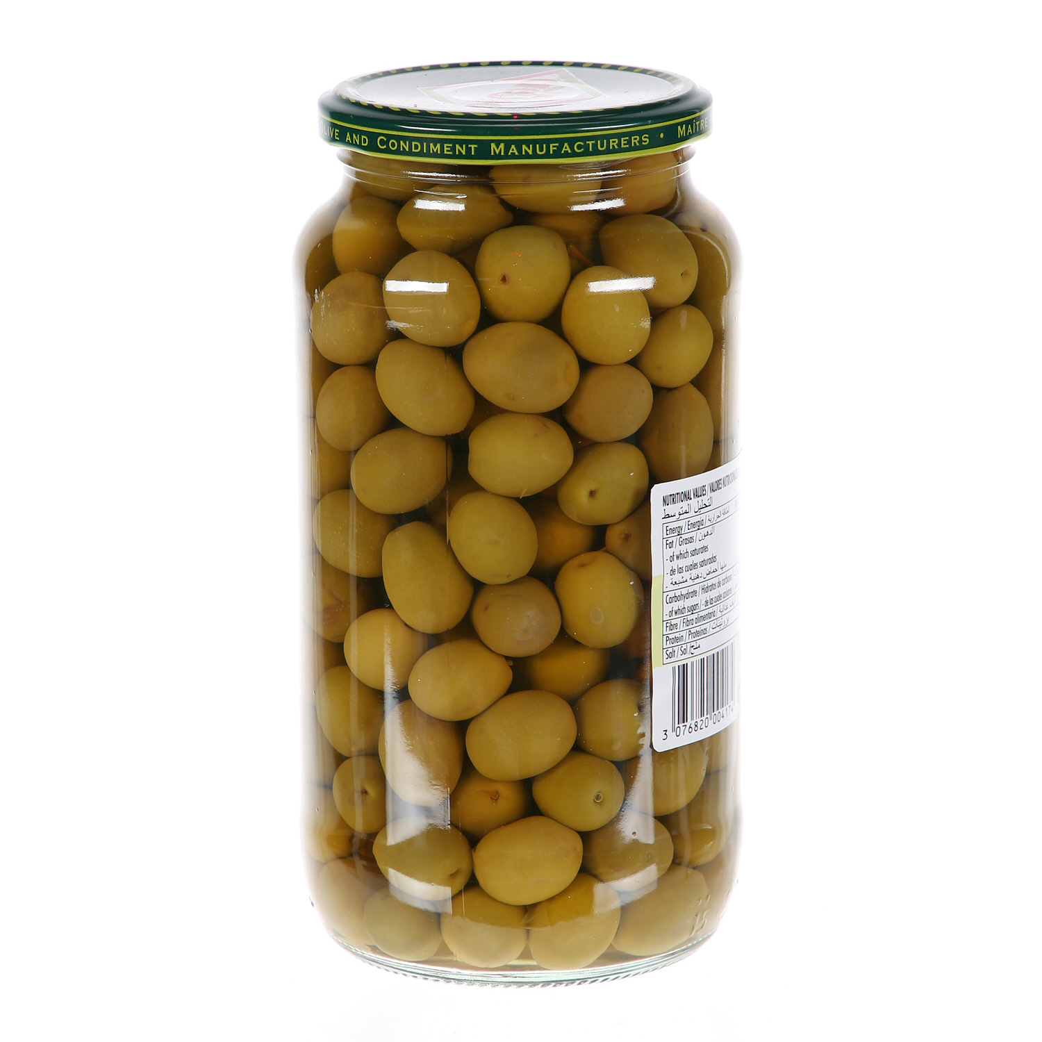 Crespo Whole Green Olives Jar 575 g