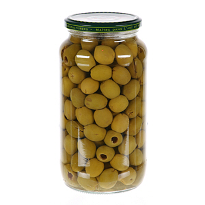 Crespo Pitted Green Olives Jar 440 g