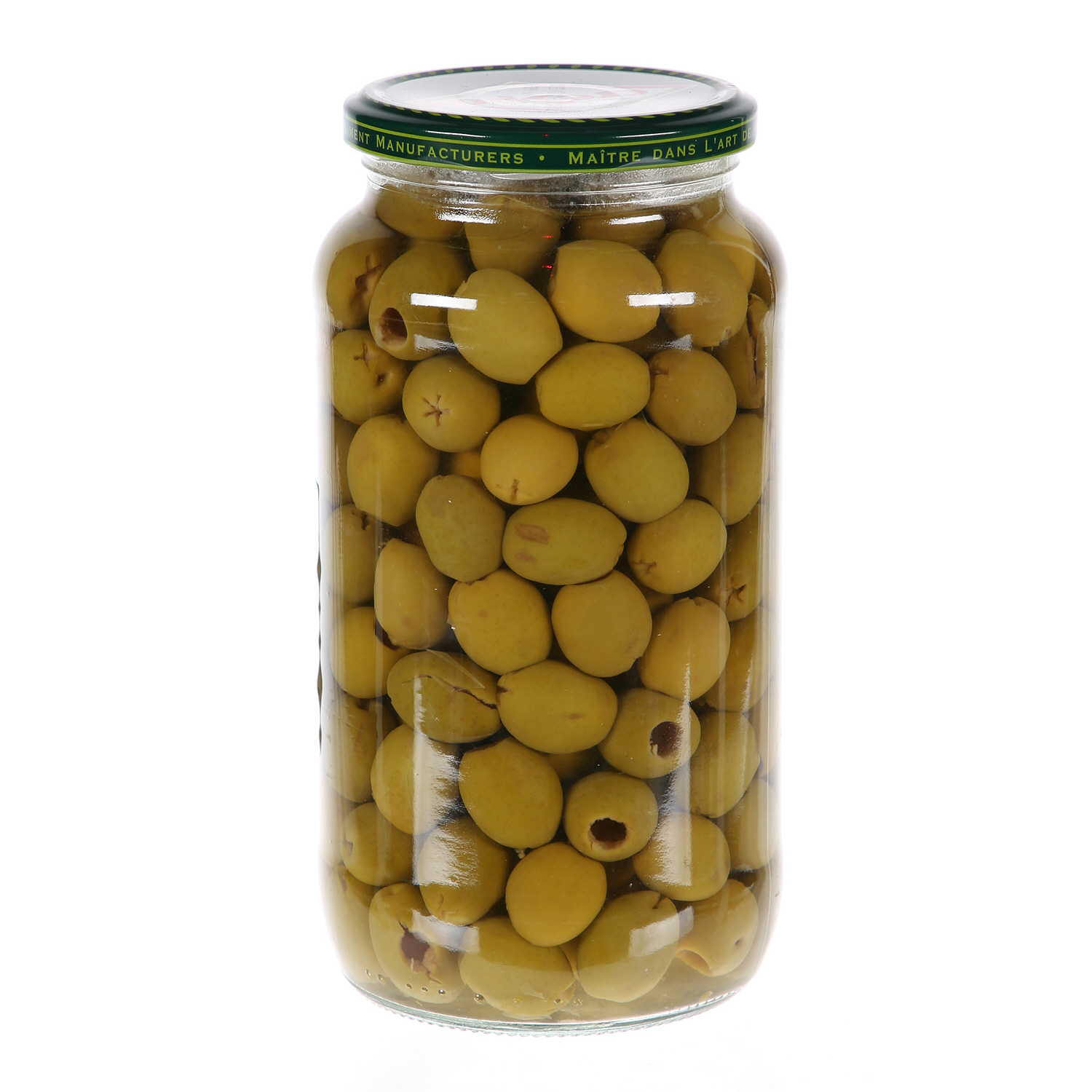 Crespo Pitted Green Olives Jar 440 g